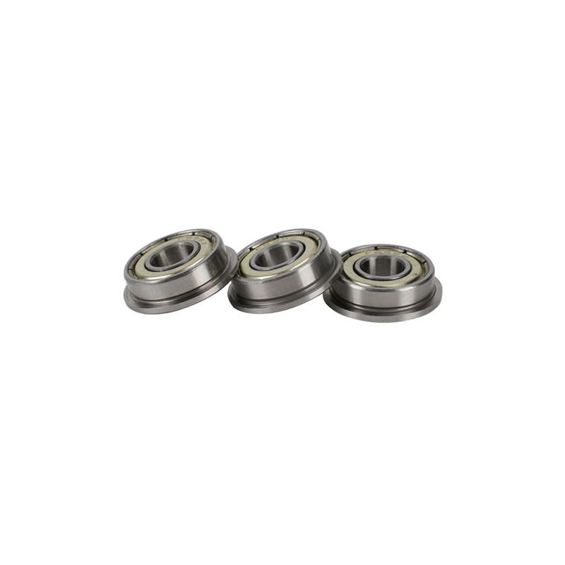 Small Size Chrome Steel Deep Groove Ball Bearing Flange ZZ Seals Type
